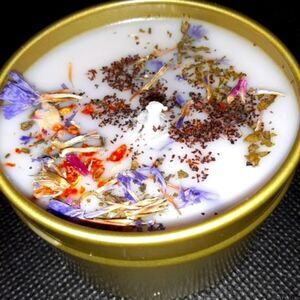 HAND crafted 𝅺ALL NATURAL ZEN-ME CANDLE-LILAC